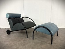 Cor Ledersessel mit Hocker