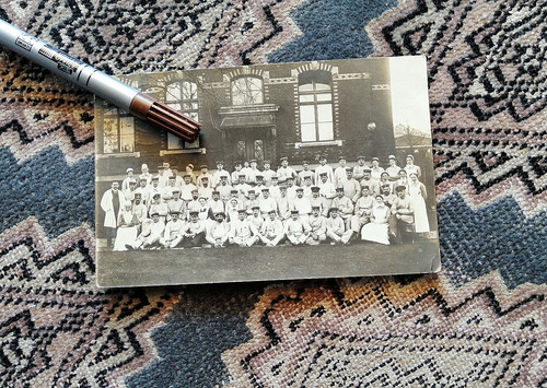 Lazarett britz berlin 1917 - ak,