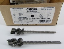 OSBORN Innenspirale Stahldraht Power Bürsten - 1/2" Durchmesser, L 3,5" - Box mit 12