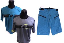 O'NEAL 3 tlg. PIN IT Jersey Trikot Petrol + Gray Gr. M Shorts Petrol Gr. 32/48