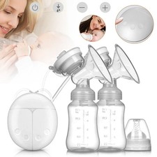 Freihändig Milchpumpe Elektrisch,USB Doppelmilchpumpe,Milchpumpe Handsfree,2Modi