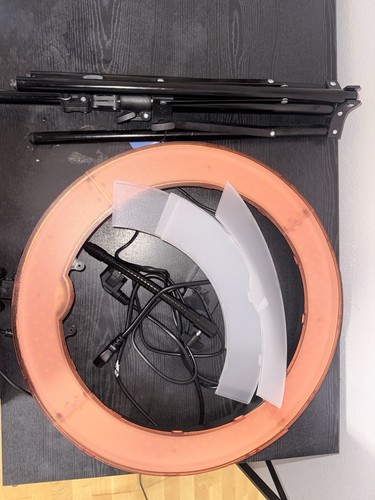 Led ringlicht set - mit, stativ