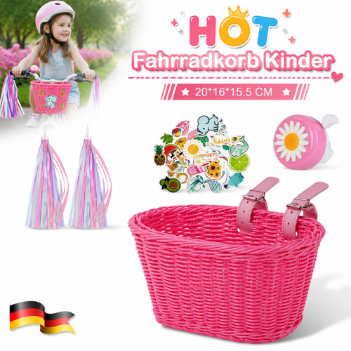 Kinderfahrradkorb weidenkorb - kinderfahrradkorb,
