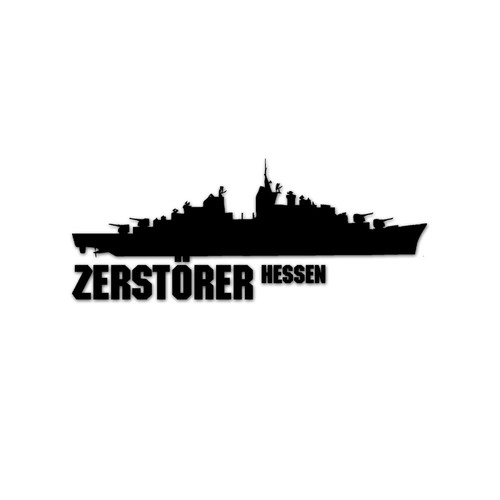 Aufkleber zerstörer hessen - zerstörer,