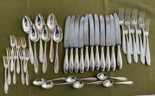 WMF Ess Besteck 39 teilig versilbert 90/18 wiegt 2,200 kg. wenig genutzt