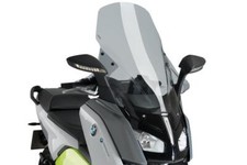 Puig Touring Windschild & Hand Abweiser Licht Rauch BMW C Evolution 2014 - 2020