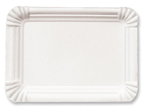 250 pappteller weiß 11x17cm - weiß,