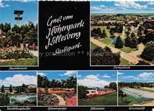 Killesberg STUTTGART Aussichtsturm Parkgelaende Ausstellungshallen Blumengarten 