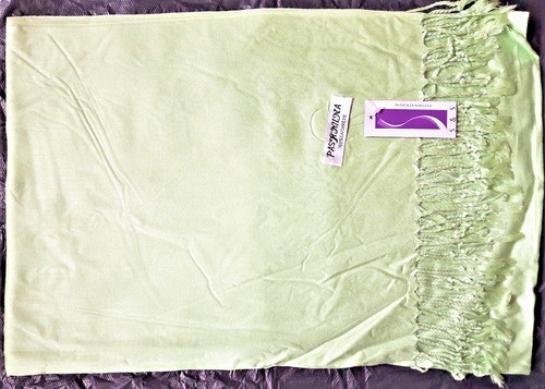 Kaschmir schal mint grün - 2;, mint-grün