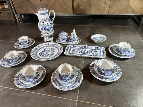 Kaffeeservice zwiebelmuster - kaffeeservice,