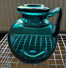 Dekorative Glasvase der 70er Jahre, Ichendorfer Glashütte