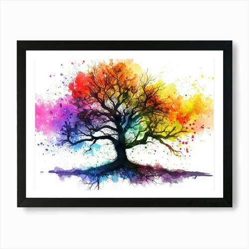 Baum des lebens kunstdruck - des,