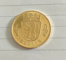 Ländermedaille "Berlin" 900er Gold, 7,92 gr., sehr schön - Versand auf Anfrage 