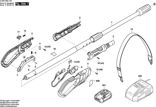Bosch universalchainpole - bosch, 18