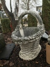 Blumenkorb Pflanztrog Pflanzkübel Blumentopf Steinguss für Ihren Garten Nr. 1111