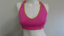 H&M Sport BH TOP BUSTIER M / 38 Oberteil Fitness Training Pink Gymwear Sporttop