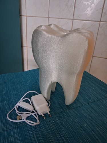 Lustige zahn tischlampe mit - zahn-tischlampe,