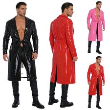 DE Herren Glänzende Leder