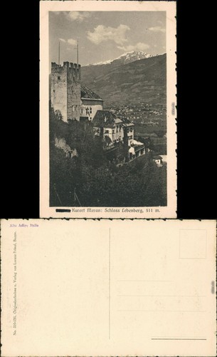 Ansichtskarte meran merano - ansichtskarte,