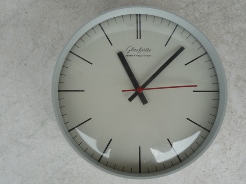 Wand uhr gub glashütte - uhr,