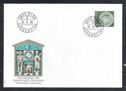 Fdc dauerserie schweiz - fdc, "