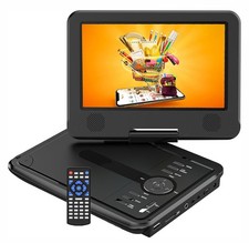 9,5" Tragbarer DVD-Player für Kinder im Auto mit 7,5" Schwenkbildscm Zonenfrei