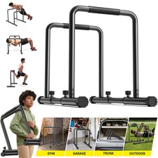 Verstellbare Dip Barren 500 Kg Dip-Station Tragbar Fitness-Bar Paralleten Bar