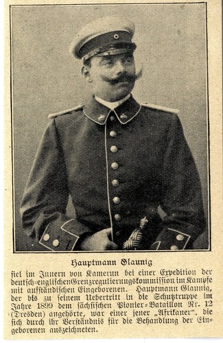 Hauptmann glaunig schutztruppe - glaunig,