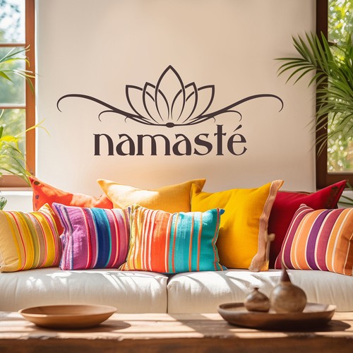 Wandtattoo namaste yoga - wandtattoo,