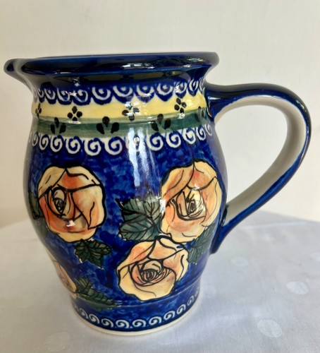 Henkelkrug krug mit gelben - henkelkrug,