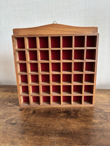 Holz fingerhut vitrine - holz,