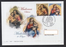 Madonna di Foligno, Sixtinische Madonna   FDC Vatikan Vatican 2012