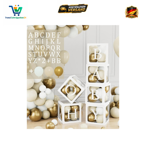 Babyparty luftballon boxen 105 - babyparty,