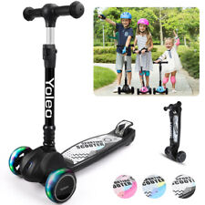 Kinderroller Kinder Scooter Dreiradscooter mit LED Räder Cityroller ab 3 Jahre