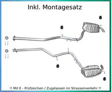 Endschalldämpfer Mercedes (W211,S211) E270 E280 E320 CDI Auspuff L+R Montagesatz