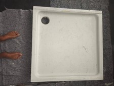 Duschkabine Seiteinstieg Duschabtrennung Duschwand mit Duschtasse ca. 1,20 m