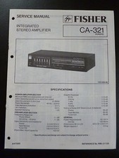 Original Service Manual Fisher