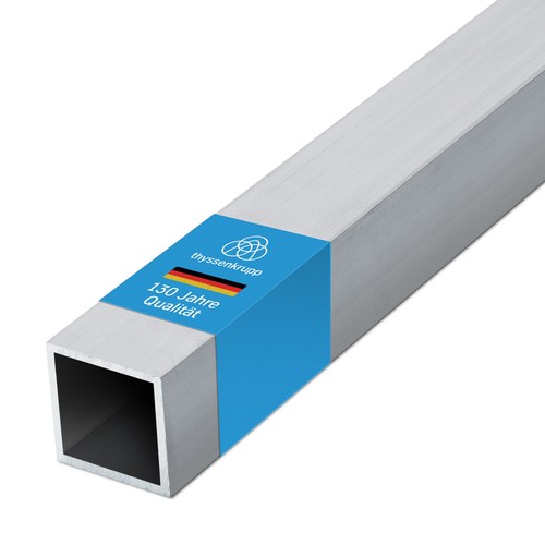 Alu vierkantrohr aluminium - alu,