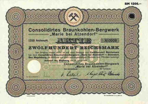 Consolidirtes braunkohlen - consolidirtes,