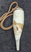 Alter Porzellankopf , Pfeifenkopf, Pfeifenbesteck vintage retro Tabakmesser