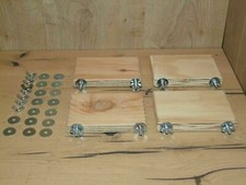 4 er Set Sitzbretter aus