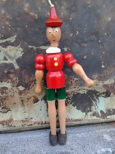 Pinocchio 20 cm  -  Holzspielzeug gebraucht  -  Mastro Geppetto  - made in Italy