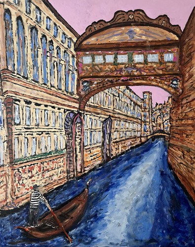 Original ölgemälde venedig - original,
