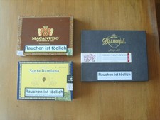 3 Stück leere Zigarren Kiste