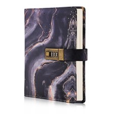 Tagebuch mit Schloss A5 Notizbuch mit Zahlenschloss Tagebuch Notizbuch Notebo...