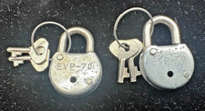 DDR 2 x Vorhängeschloss /