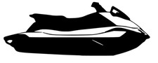 Jetski aufkleber sticker - jetski,