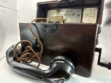 Feldfernsprecher 33 (FF 33); St&Co - Stöcker & Co; Leipzig 1940; Kurbel & Hörer