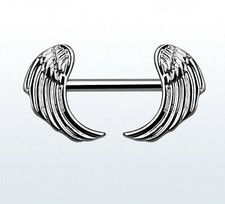 Brust Piercing Nipple Engelsflügel Intim Brustpiercing Bruststab Angelwings Wing