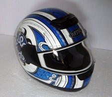 Motorradhelm Integralhelm mit Visier Gr. S 56